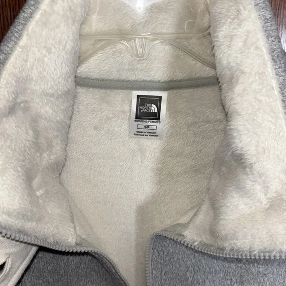 The North Face Lunabrooke Full Zip Sweater Jacket Heather Gray - Sz. Small - Picture 7 of 14